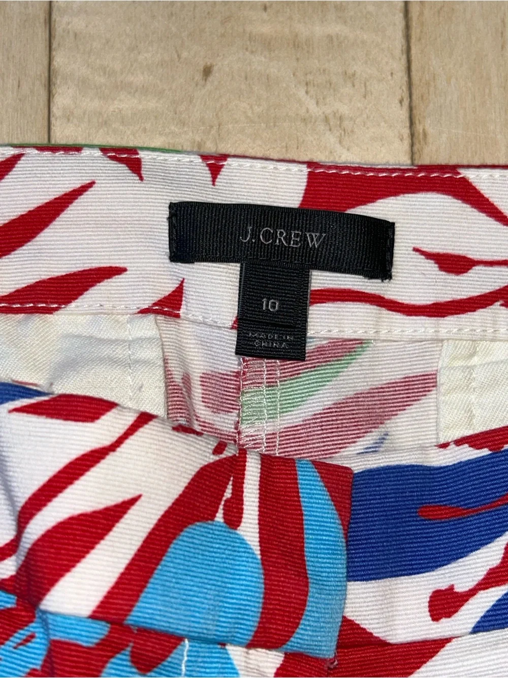 J. Crew Women’s Cotton Faille Shorts in Paradise Floral Size 10